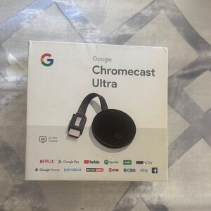Google Chromecast Ultra in Black